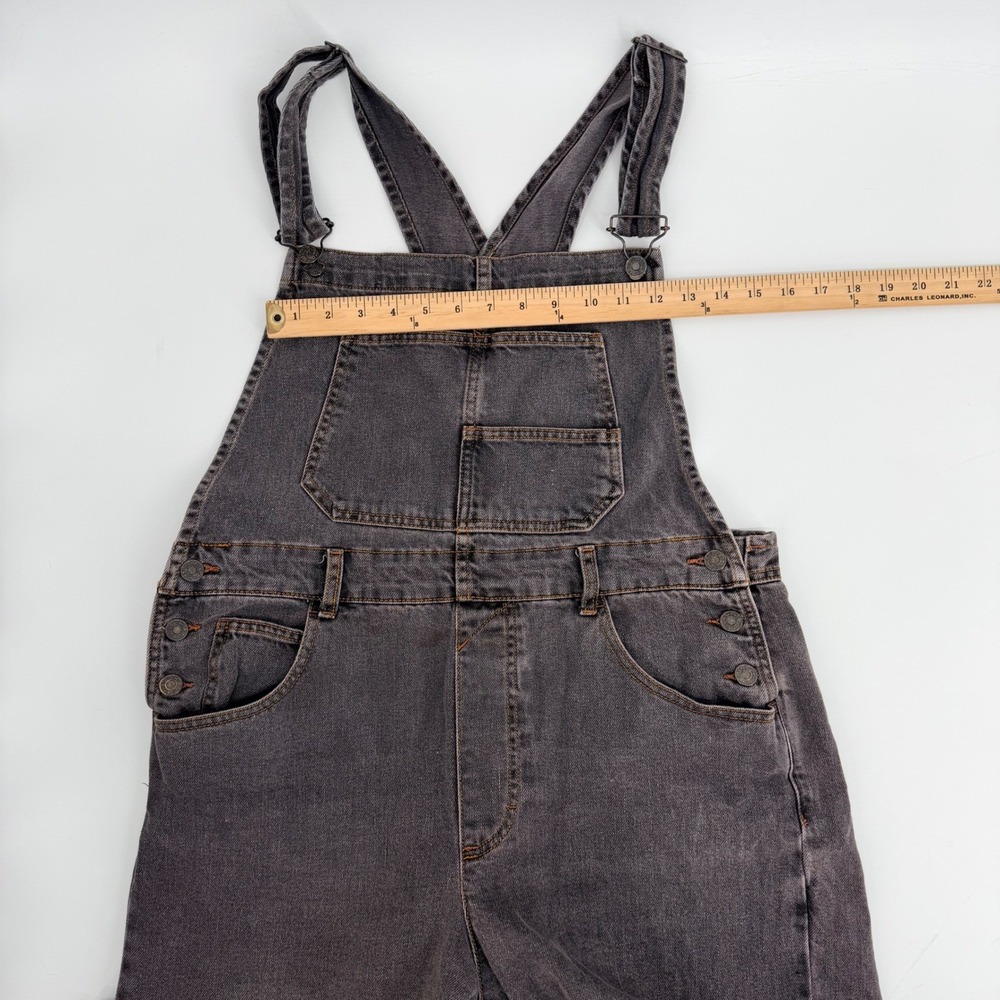 We The Free Ziggy Festival Overalls L Denim  Bib Jumpsuit 90's Grunge Utility - Picture 5 of 16
